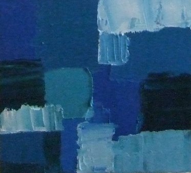 triple acqua three by hettymoon - entire hanging triptych �199